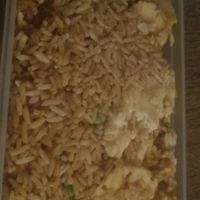 Chicken fried rice at Wawin Vegan Chinese in Sheffield