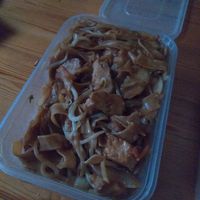 Chicken noodle at Wawin Vegan Chinese in Sheffield