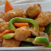 XO "Chicken" at Wawin Vegan Chinese in Sheffield