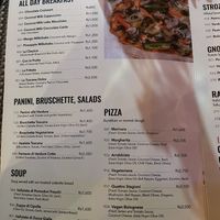 Vegan menu page 1. Dec 2022  at Dolce Italia in Colombo