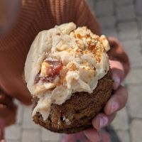 Banana muffin at Forge Bakehouse in Sheffield