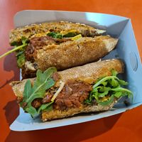 Vegan Chicken Avocado Sandwiches at AMS - Stach in Schiphol