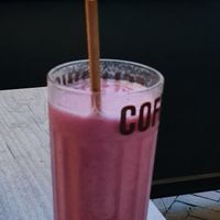 Pink Dragon smoothie at Coffee Fellows in Enschede