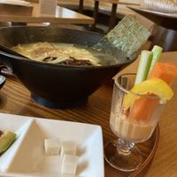 Shio ramen with included side dishes   at Rice Cuisine Suya - 米粉食堂S⊇YA in Yokohama