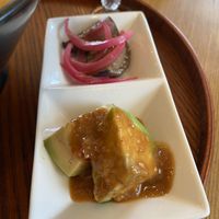 Side dish included with the ramen   at Rice Cuisine Suya - 米粉食堂S⊇YA in Yokohama