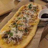 Soy meat pizza  at Rice Cuisine Suya - 米粉食堂S⊇YA in Yokohama