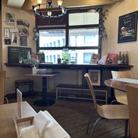 Inside.   That iced green tea was bomb   at Rice Cuisine Suya - 米粉食堂S⊇YA in Yokohama