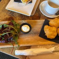 Battered cauli starter  at The Seabirds Inn in Bridlington