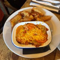 Lasagne and chips  at The Seabirds Inn in Bridlington