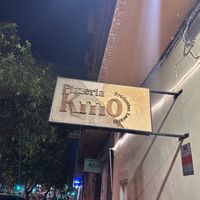 Near Machado station  at Pizzeria Km0 in Valencia