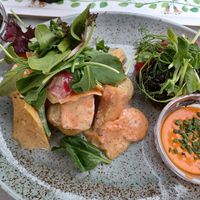 French potato salad at Cafe Victoria in Uppsala