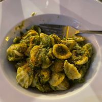 Turnip tops with Orecchiette   at Atipica Osteria Meridionale in Gallipoli