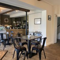 Relaxed, yet stylish surroundings. at Antlers Coffee House in Abbots Bromley