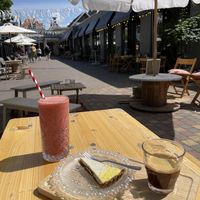 Shared outside terrace with neighbouring coffee place  at Your Best Friend in Joure