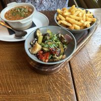 Big bean stew & mediterranean veg   at The Forge in Douglas