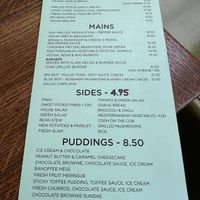 Menu  at The Forge in Douglas