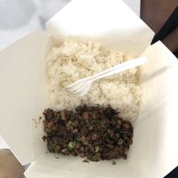 Vegan mushroom deluxe  at Lazi Cow in Davis