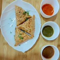 Samosa   at Paradise Indian Restaurant in Cuenca