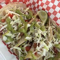 Three tacos  at Taco Bus in St Petersburg