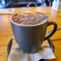 Hot chocolate  at Songbird Cafe & Larder in Kinglake