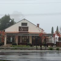 From the outside at Songbird Cafe & Larder in Kinglake