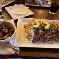 Mushrooms and cauliflower tacos   at Crave Kitchen & Bar in El Paso