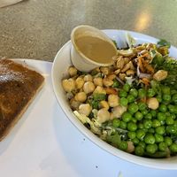 Thai Peanut salad with bread   at Sage Fresh Eats in Durango
