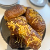 Breakfast croissants  at Flour + Time Bakery in Atlanta