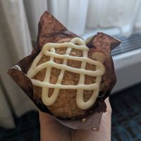 Cranberry orange muffin at Flour + Time Bakery in Atlanta