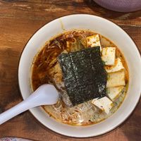 Spicy ramen is quite hot!  at Friends Ramen in Chicago