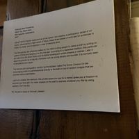 Explaining the art  at Friends Ramen in Chicago