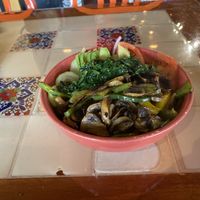 The vegetable bowl without the queso and added avocado  at Aztecas Restaurante & Cantina in Ocean Springs