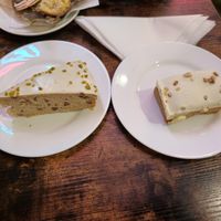 Banana cake and carrot cake at Organic in Amsterdam