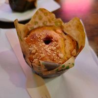 Berry muffin at Organic in Amsterdam