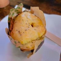 Lemon muffin at Organic in Amsterdam