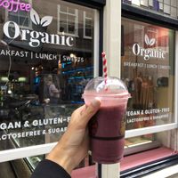 acai smoothie  at Organic in Amsterdam