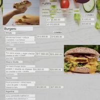 Google translated menu as of April 2022, page 1  at Lenteja Express - Poblado in Medellin