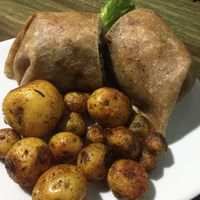 Burrito with potatoes  at Lenteja Express - Poblado in Medellin