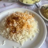 Rice with tomato  at Platanos Taverna in Athens