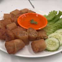 Spring rolls  at Lio's Kitchen in Bangkok