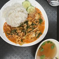 Stir fry tofu with chilli pastee  at Lio's Kitchen in Bangkok