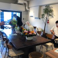 We can eat in here at MERCY Vegan Factory in Osaka