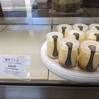 Sweet potato pudding at MERCY Vegan Factory in Osaka