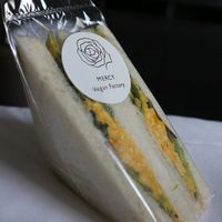 Egg sando ( vegan - not egg ) at MERCY Vegan Factory in Osaka