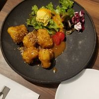 Fried cauliflower at MERCY Vegan Factory in Osaka