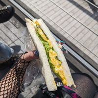 The best egg sandwich ever!! at MERCY Vegan Factory in Osaka
