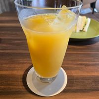 Orange Juice at MERCY Vegan Factory in Osaka