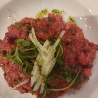 Beetroot risotto at David Bann Restaurant in Edinburgh