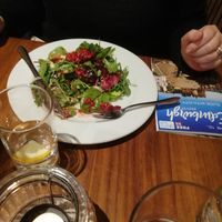 Salad starter at David Bann Restaurant in Edinburgh