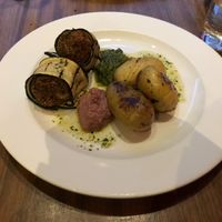 Courgette wraps    at David Bann Restaurant in Edinburgh